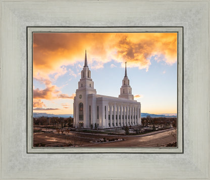 Layton Utah Fire in The Sky