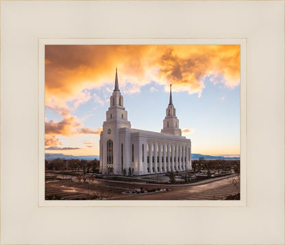 Layton Utah Fire in The Sky