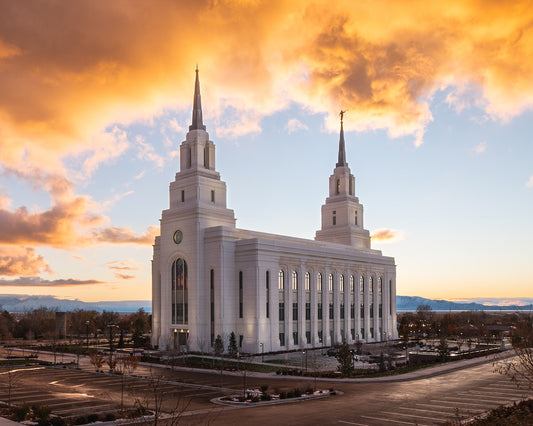 Layton Utah Fire in The Sky