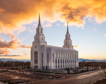 Layton Utah Fire in The Sky