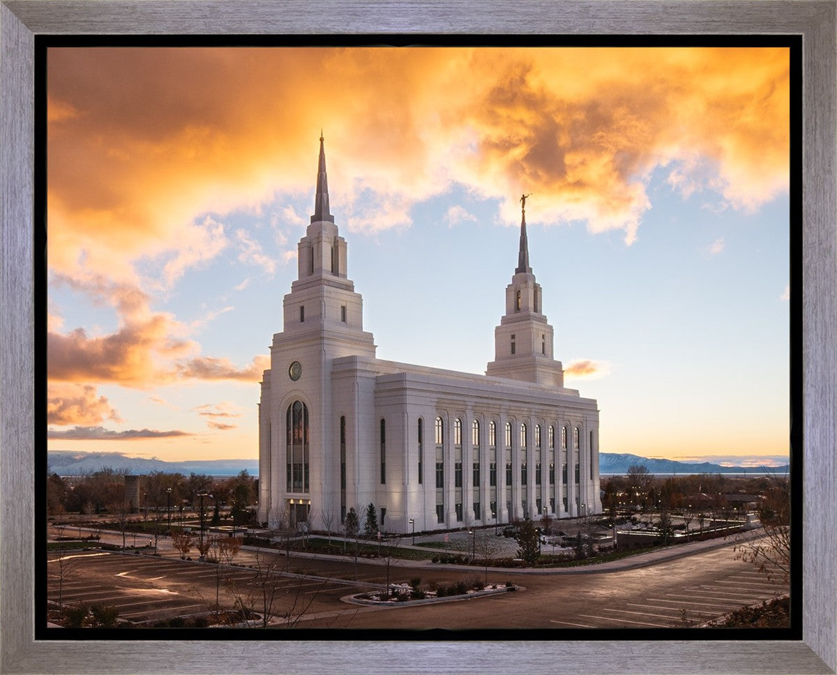 Layton Utah Fire in The Sky
