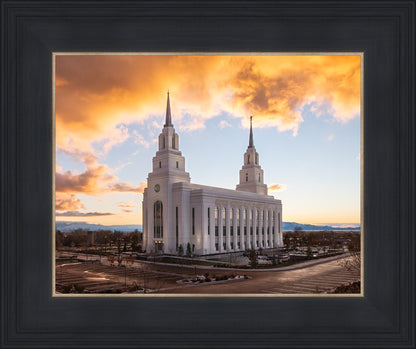 Layton Utah Fire in The Sky