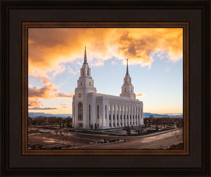 Layton Utah Fire in The Sky