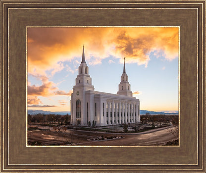 Layton Utah Fire in The Sky