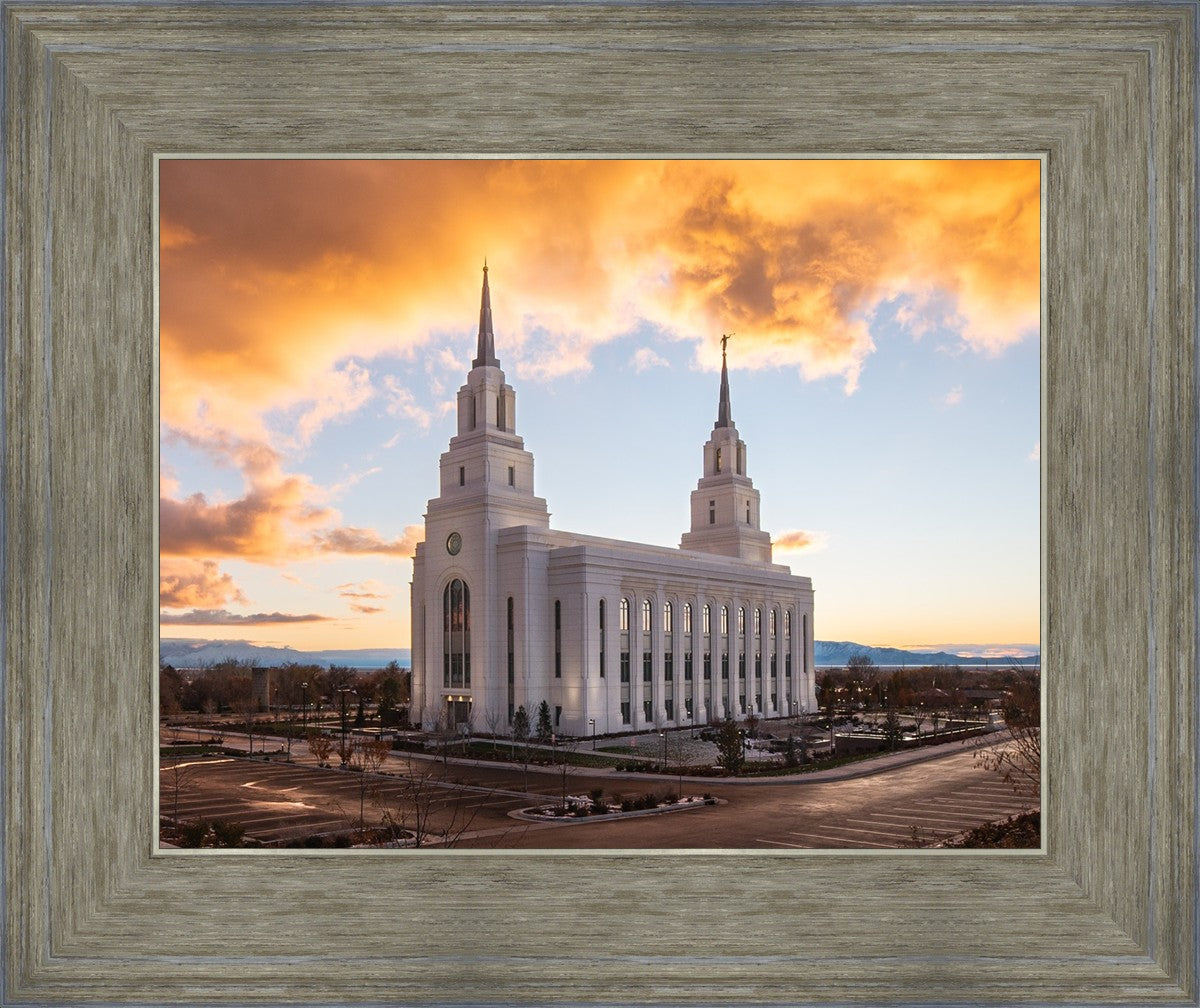 Layton Utah Fire in The Sky