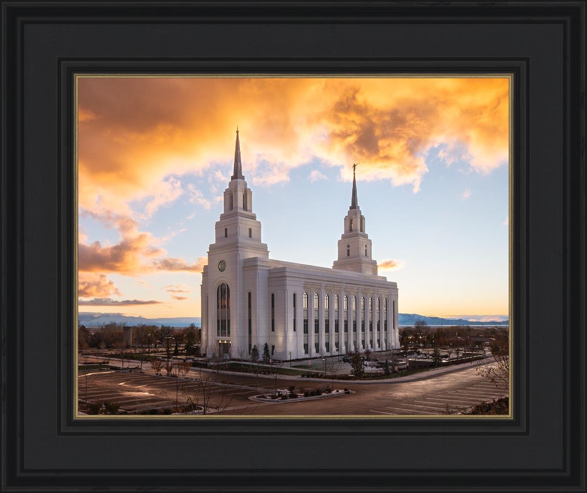 Layton Utah Fire in The Sky