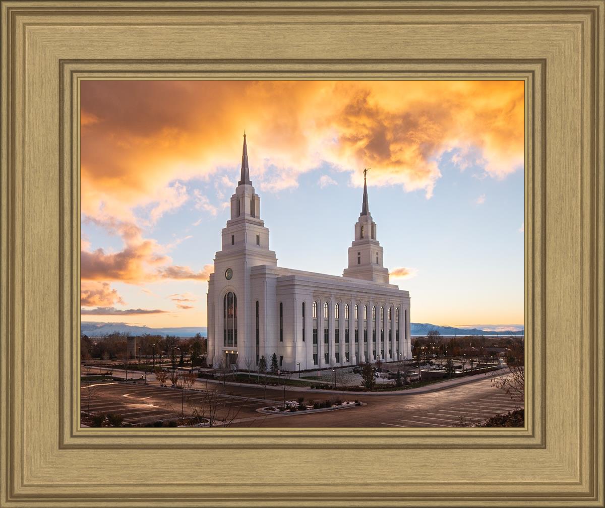 Layton Utah Fire in The Sky