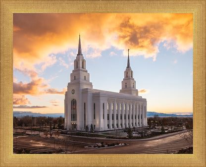 Layton Utah Fire in The Sky