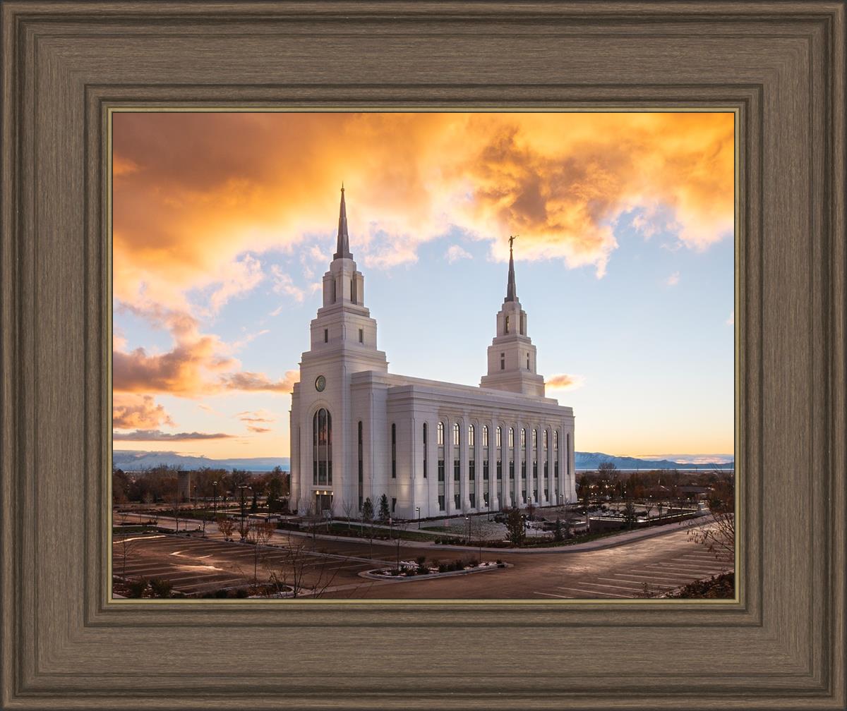 Layton Utah Fire in The Sky
