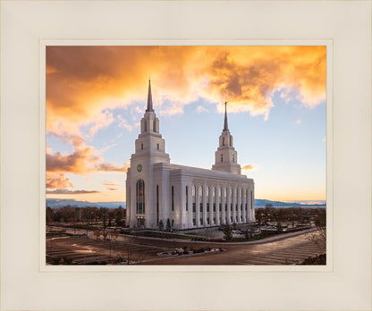 Layton Utah Fire in The Sky
