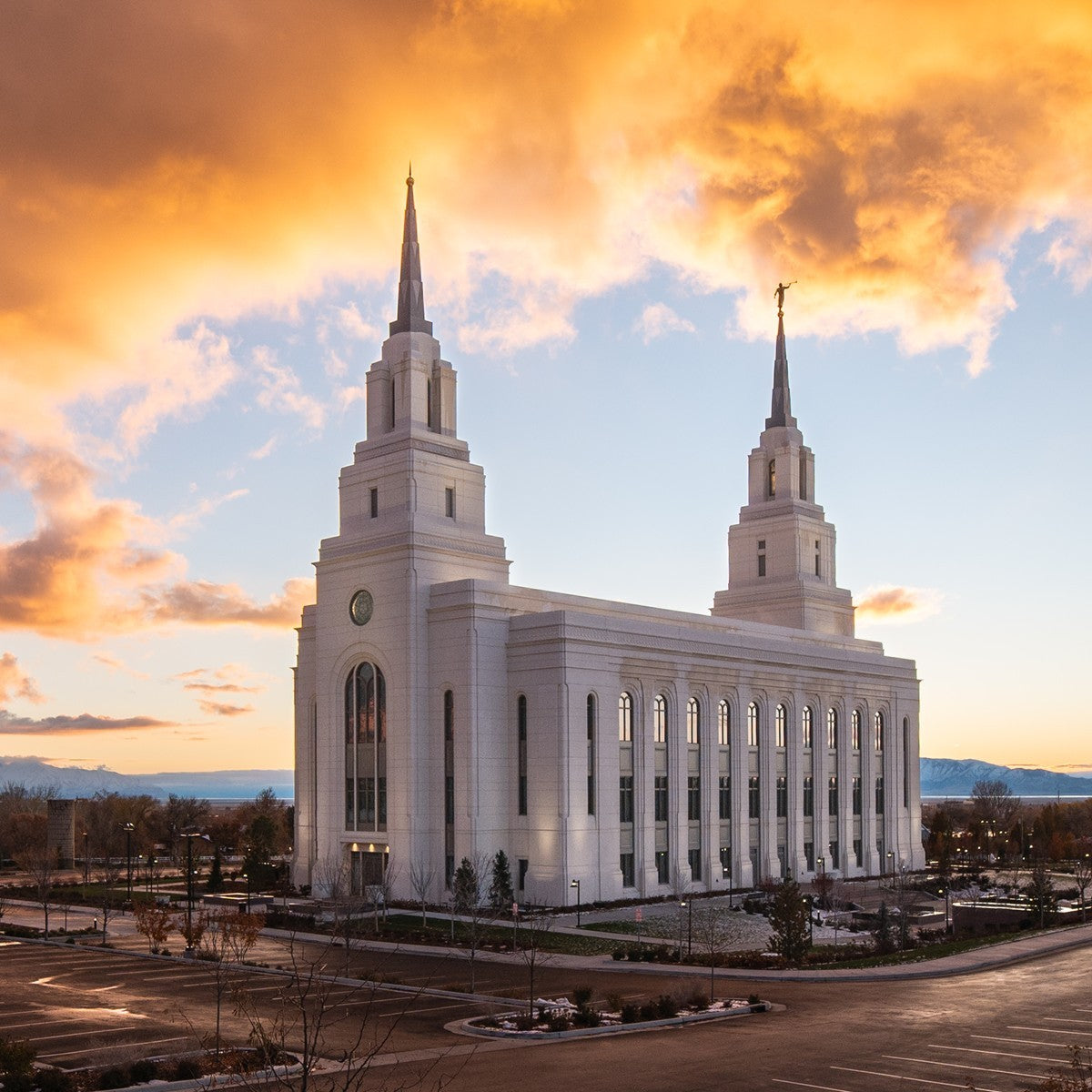 Layton Utah Fire in The Sky