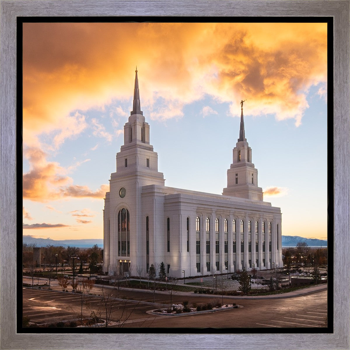 Layton Utah Fire in The Sky