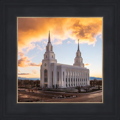 Layton Utah Fire in The Sky