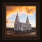 Layton Utah Fire in The Sky