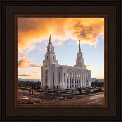 Layton Utah Fire in The Sky