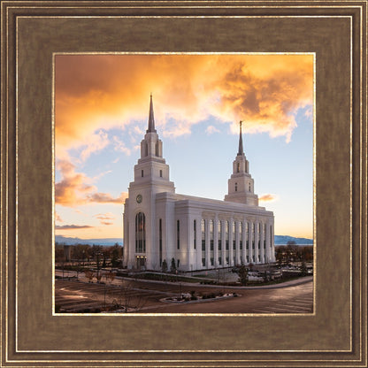 Layton Utah Fire in The Sky