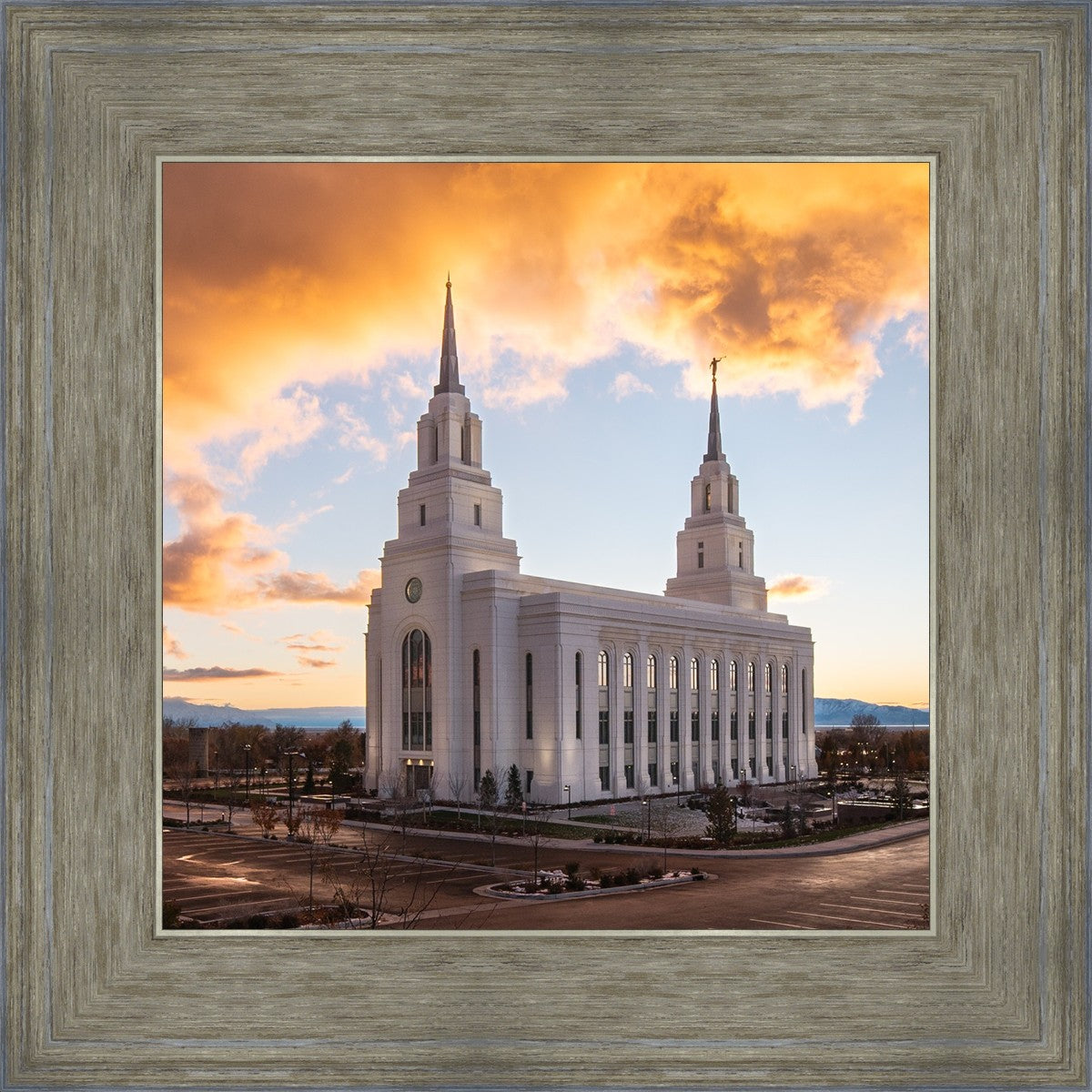 Layton Utah Fire in The Sky