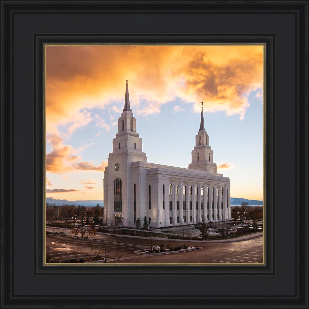 Layton Utah Fire in The Sky