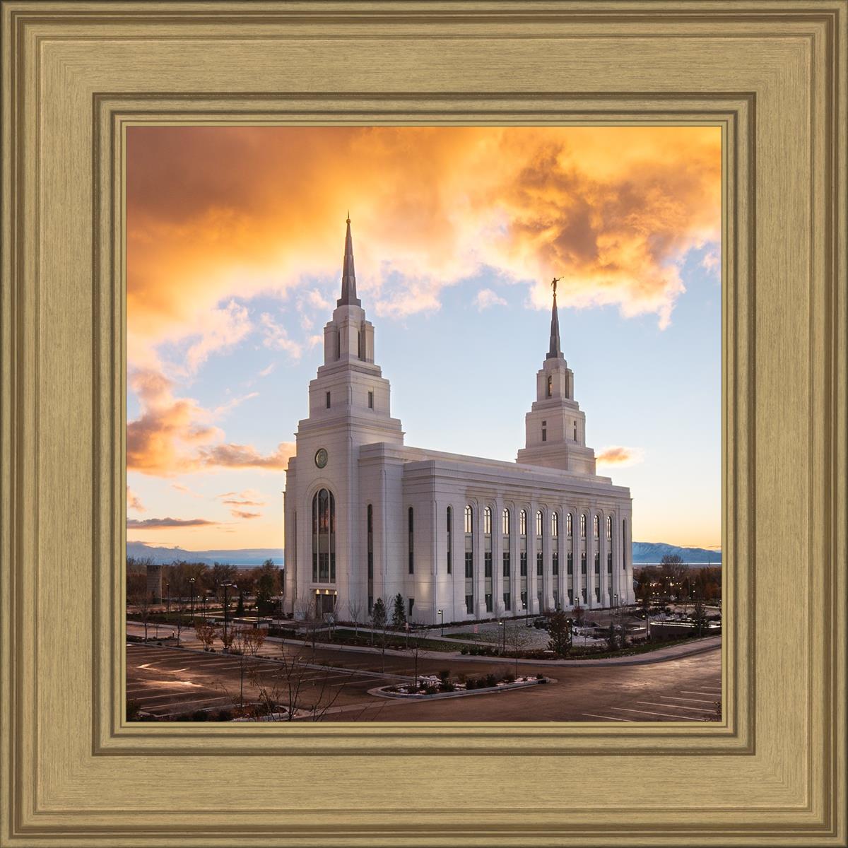 Layton Utah Fire in The Sky