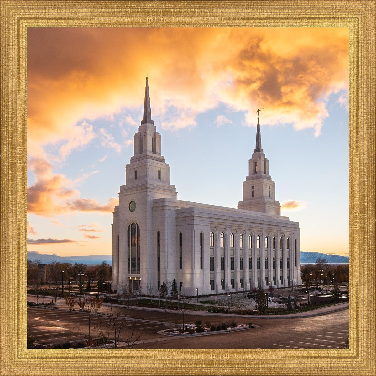 Layton Utah Fire in The Sky