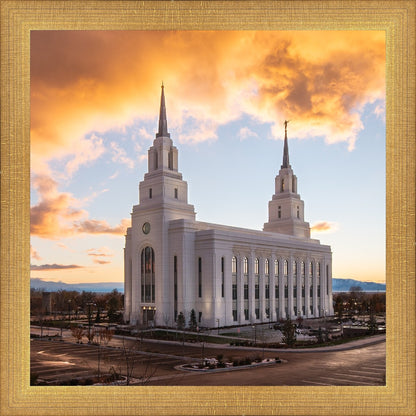 Layton Utah Fire in The Sky