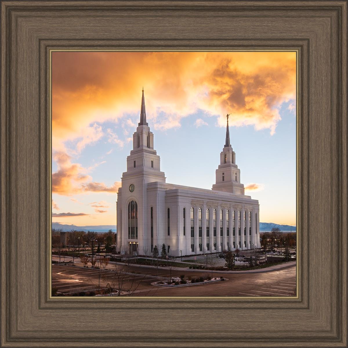 Layton Utah Fire in The Sky