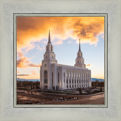 Layton Utah Fire in The Sky