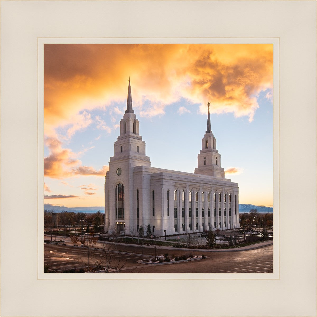 Layton Utah Fire in The Sky