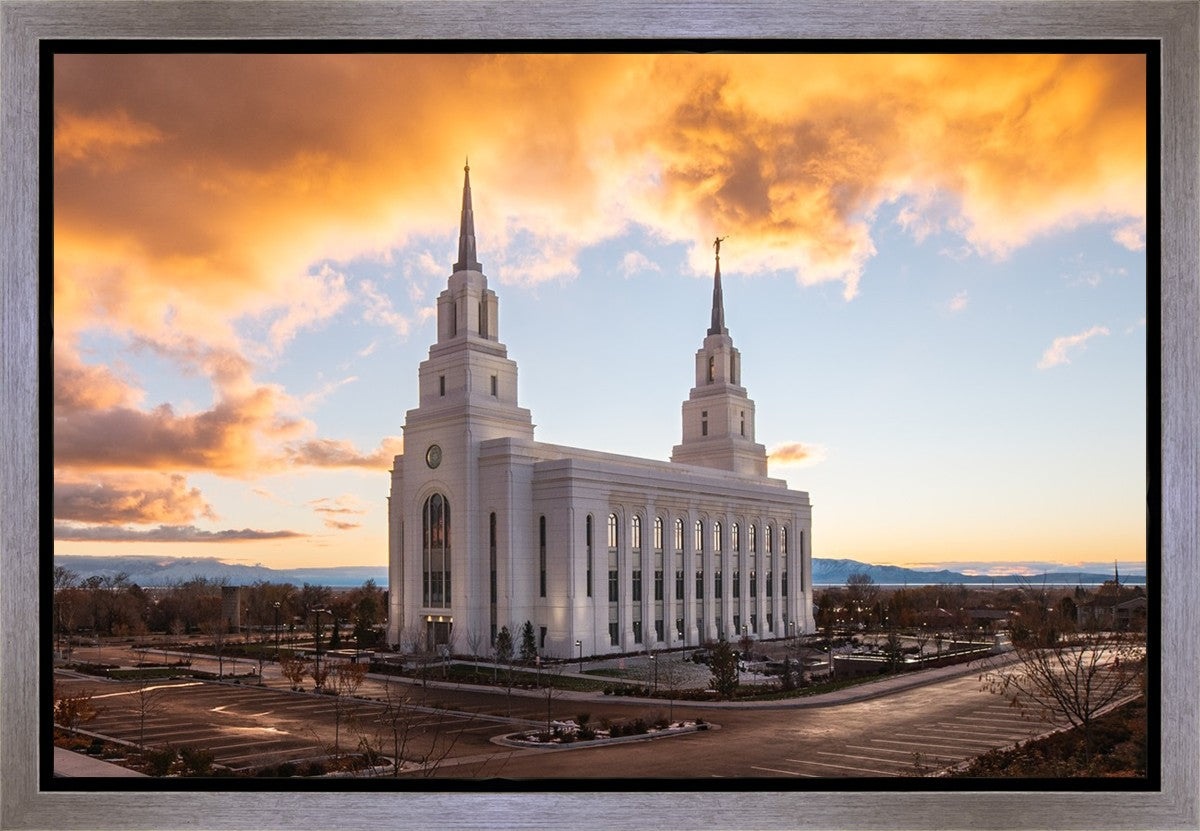 Layton Utah Fire in The Sky