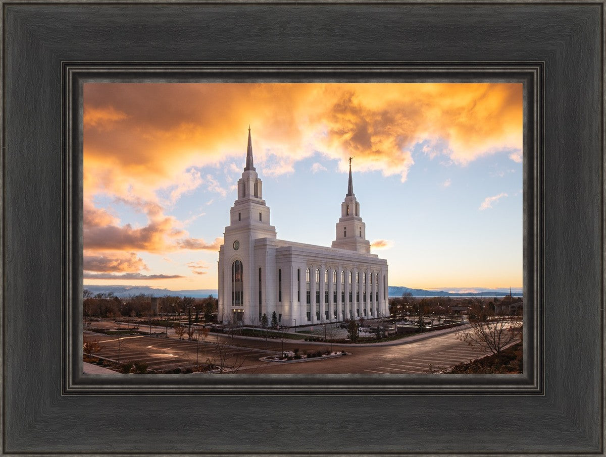 Layton Utah Fire in The Sky