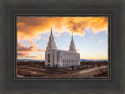 Layton Utah Fire in The Sky