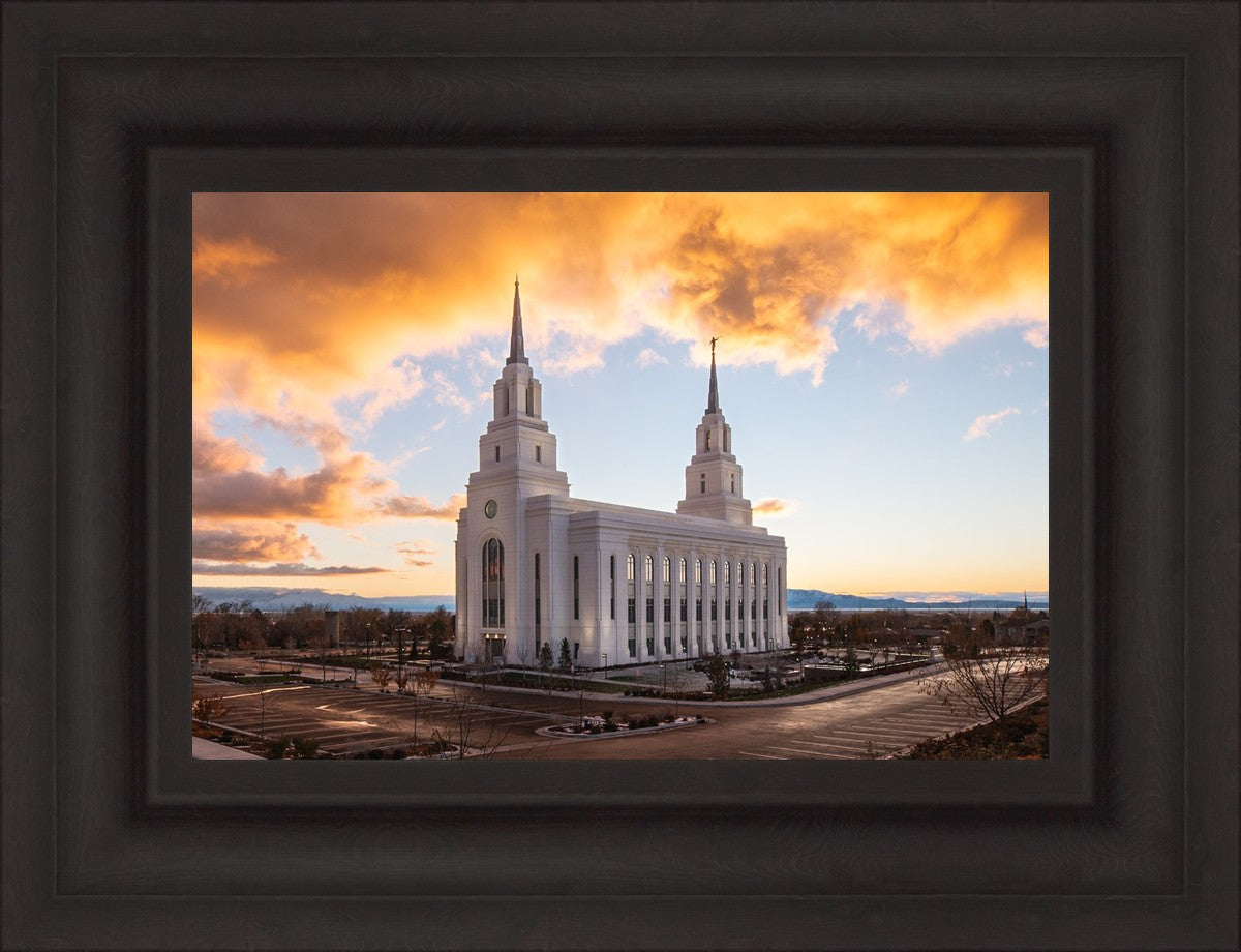 Layton Utah Fire in The Sky