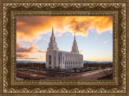 Layton Utah Fire in The Sky