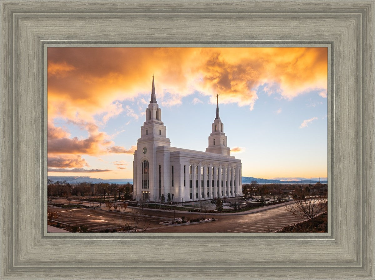 Layton Utah Fire in The Sky