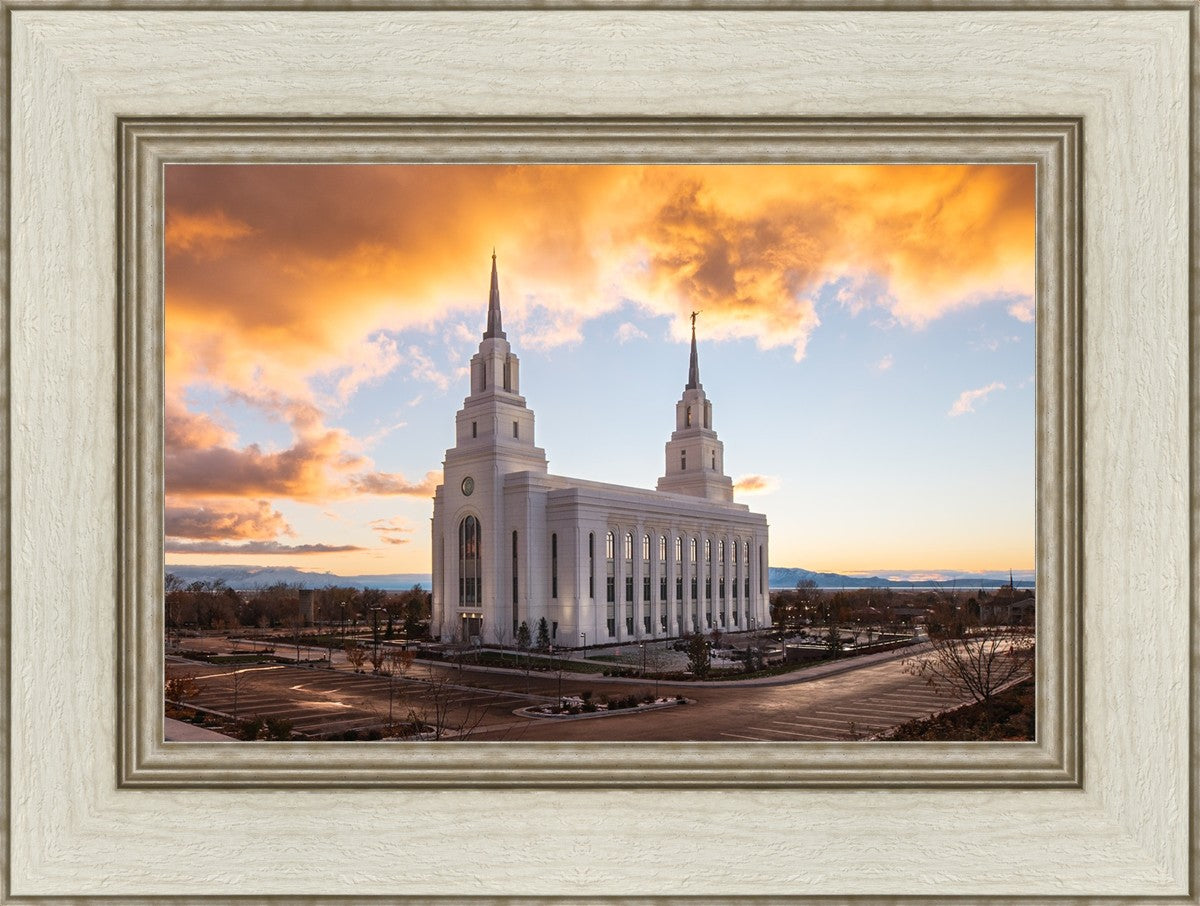 Layton Utah Fire in The Sky