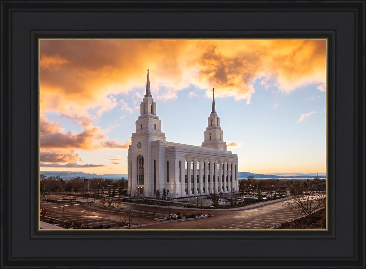 Layton Utah Fire in The Sky