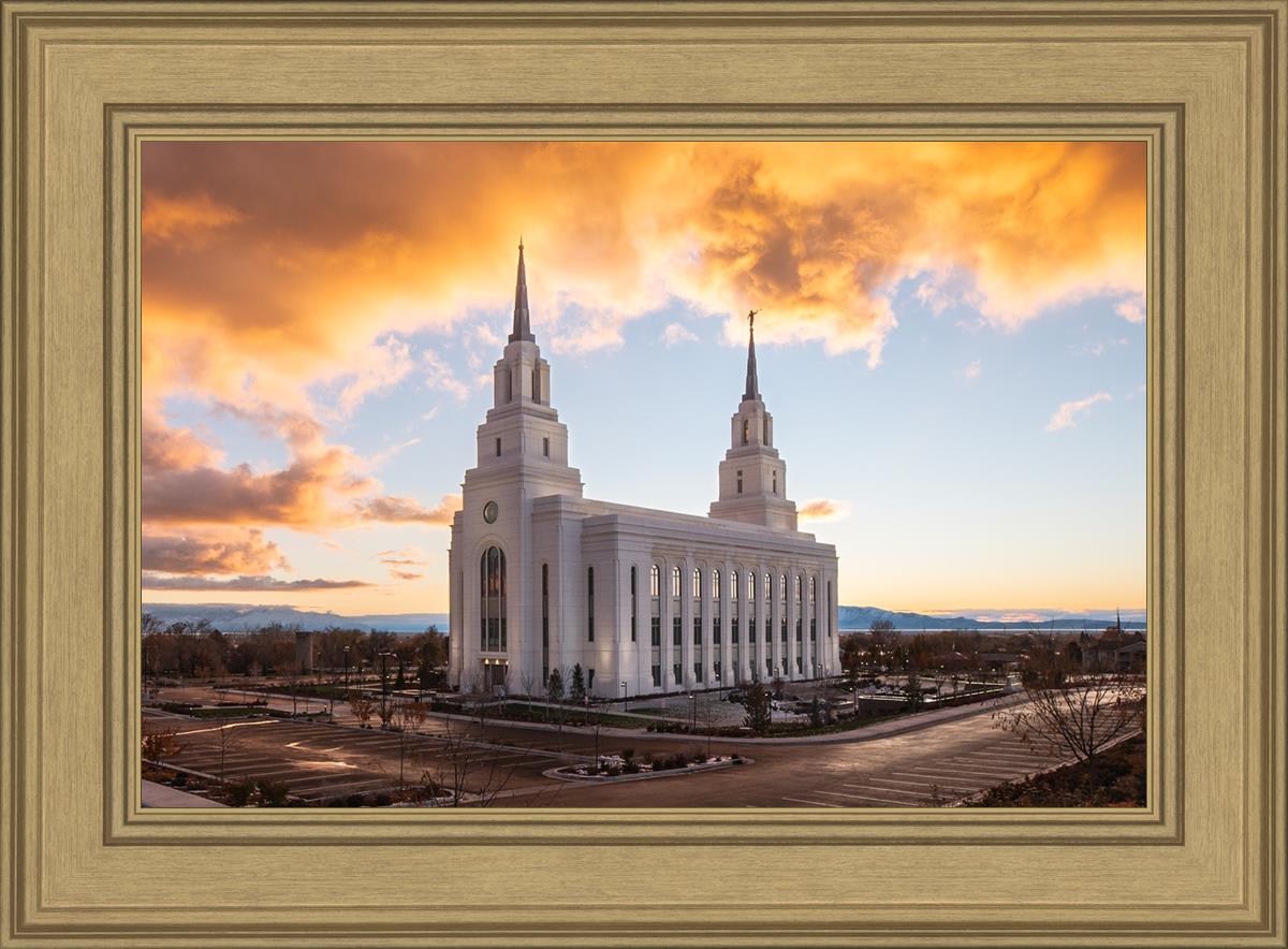 Layton Utah Fire in The Sky