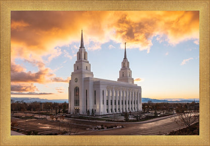 Layton Utah Fire in The Sky