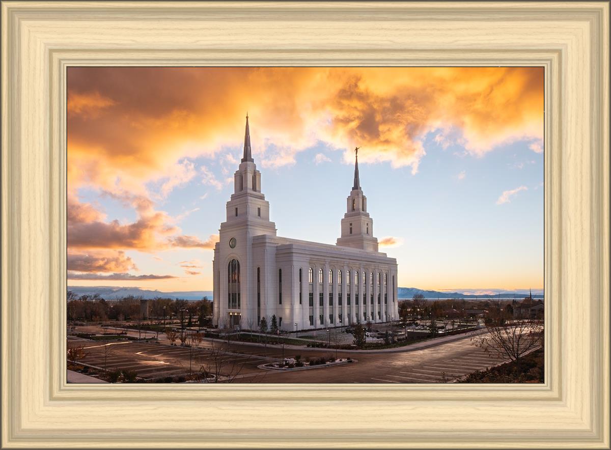 Layton Utah Fire in The Sky