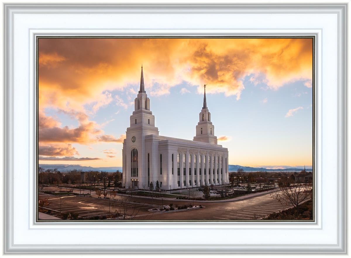 Layton Utah Fire in The Sky