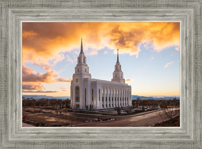 Layton Utah Fire in The Sky