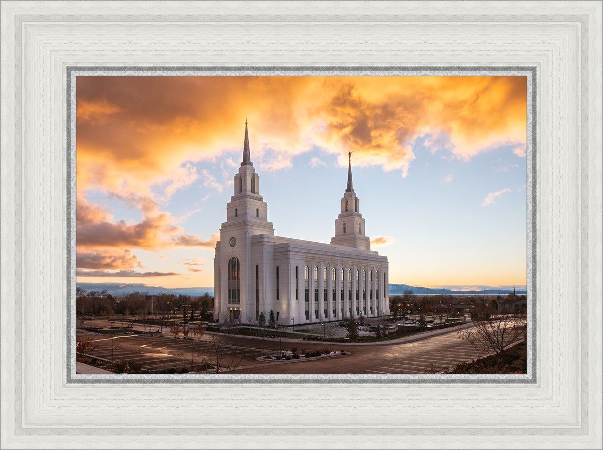 Layton Utah Fire in The Sky