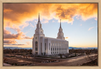 Layton Utah Fire in The Sky