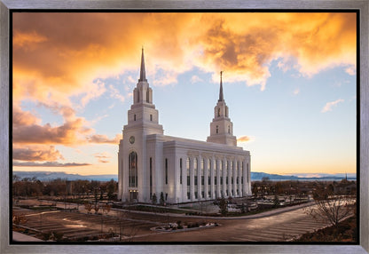 Layton Utah Fire in The Sky