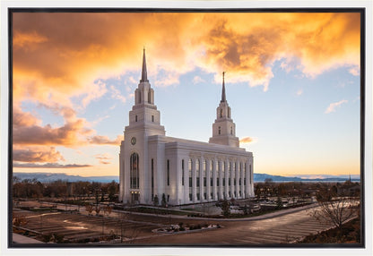 Layton Utah Fire in The Sky