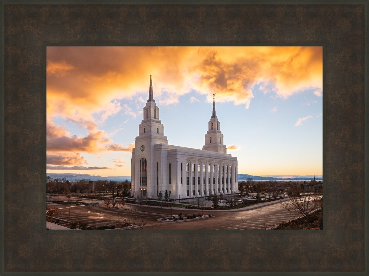 Layton Utah Fire in The Sky