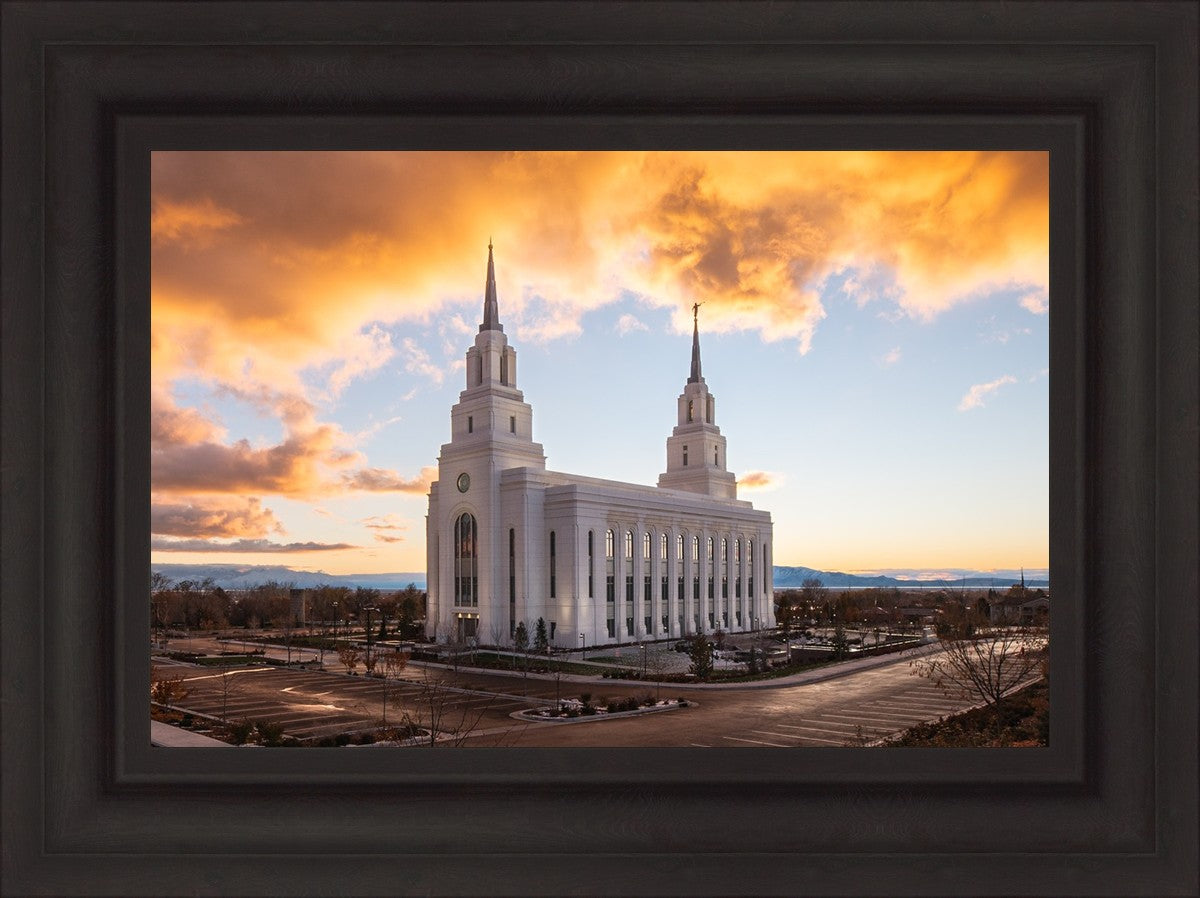 Layton Utah Fire in The Sky