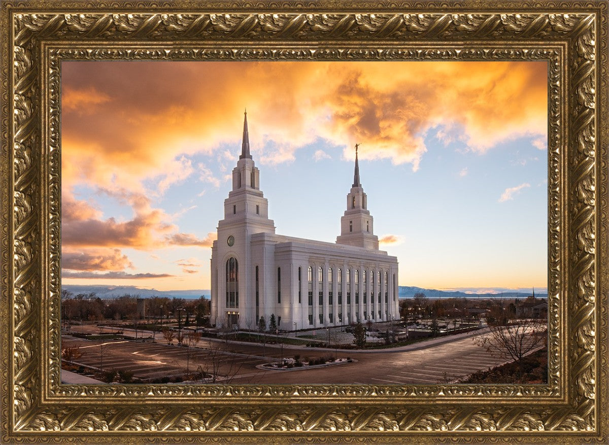 Layton Utah Fire in The Sky