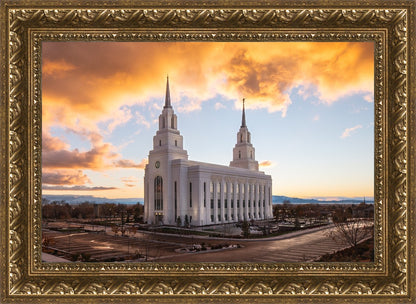 Layton Utah Fire in The Sky