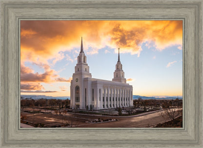 Layton Utah Fire in The Sky